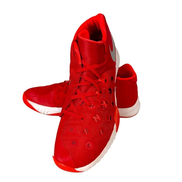 NIKE Zoom HyperQuickness 3 University Red Basketball Shoes Mens Size 13 Sneaker main image 4